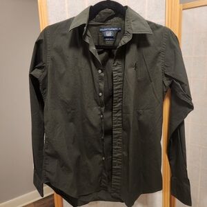 Dark Green Ralph Lauren Button Down Shirt
